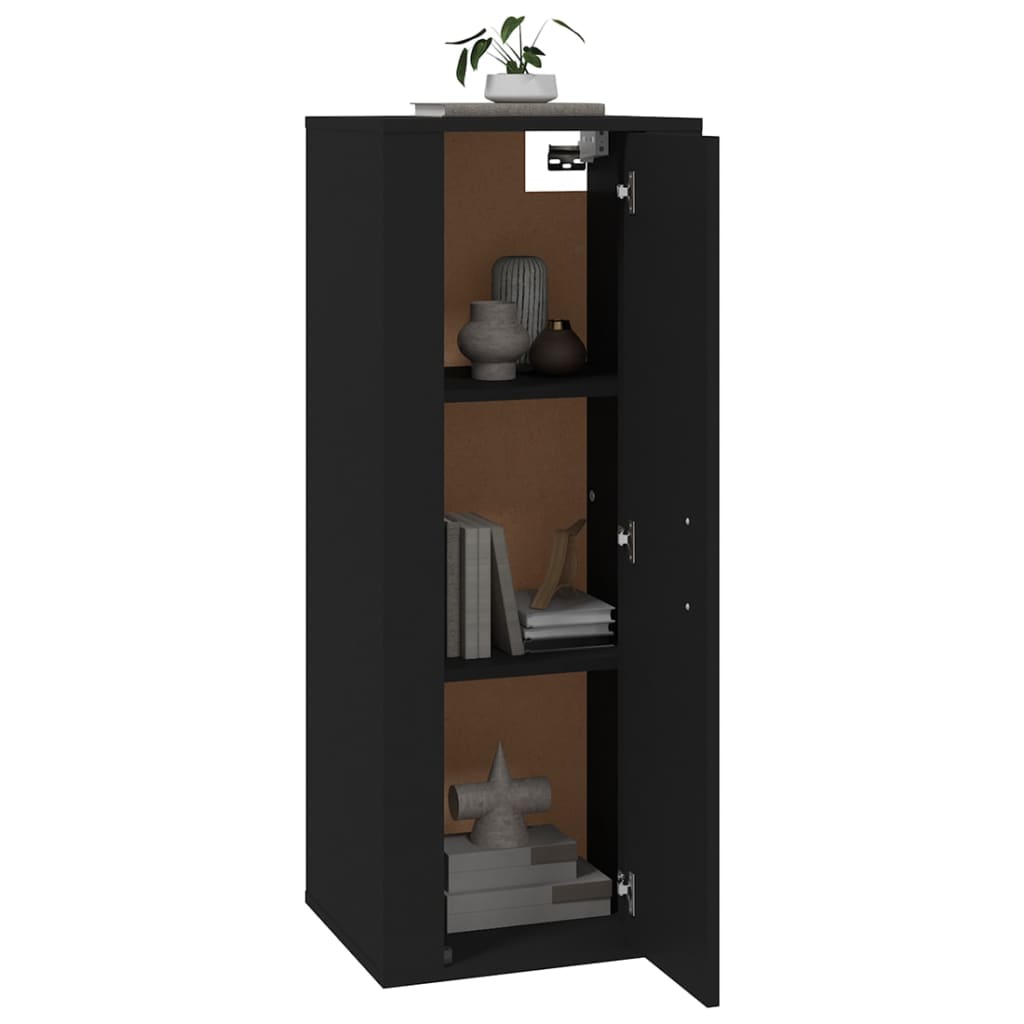 Tv-Wandmeubel 40X34,5X00 Cm 1 40 x 34.5 x 100 cm Zwart