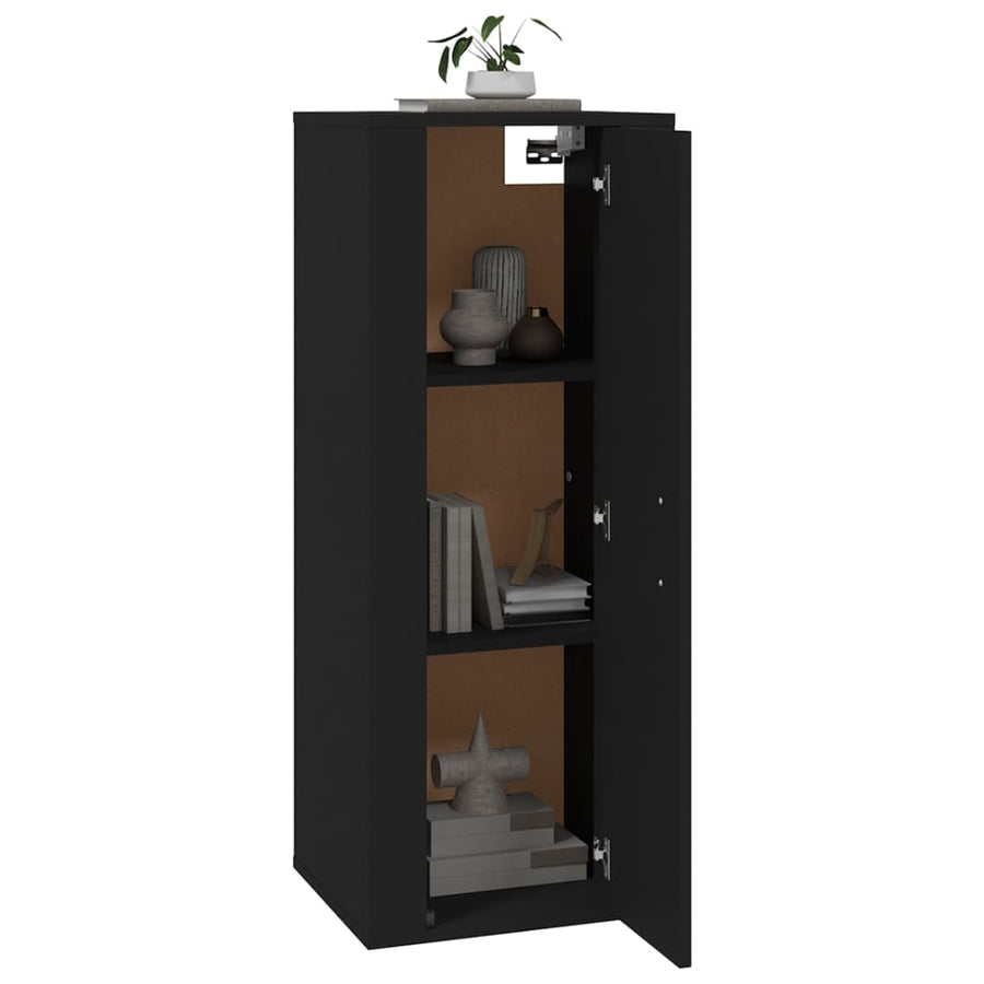 Tv-Wandmeubel 40X34,5X00 Cm 1 40 x 34.5 x 100 cm Zwart