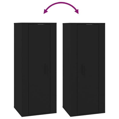Tv-Wandmeubel 40X34,5X00 Cm 1 40 x 34.5 x 100 cm Zwart