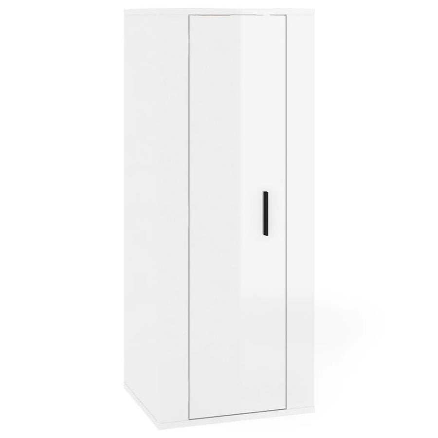 Tv-Wandmeubel 40X34,5X00 Cm 1 40 x 34.5 x 100 cm Hoogglans wit