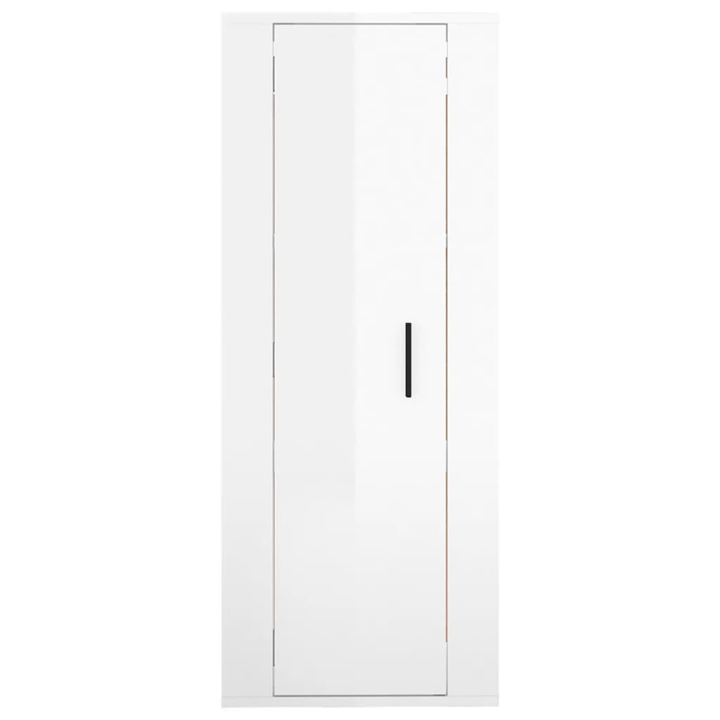 Tv-Wandmeubel 40X34,5X00 Cm 1 40 x 34.5 x 100 cm Hoogglans wit