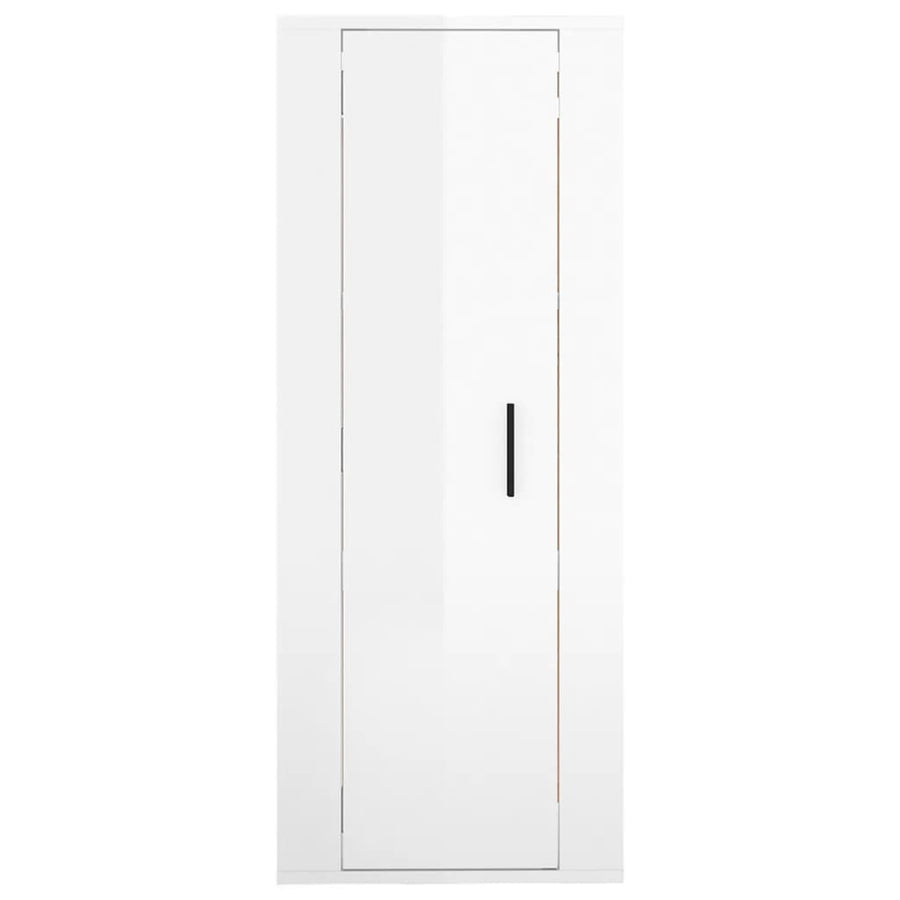 Tv-Wandmeubel 40X34,5X00 Cm 1 40 x 34.5 x 100 cm Hoogglans wit