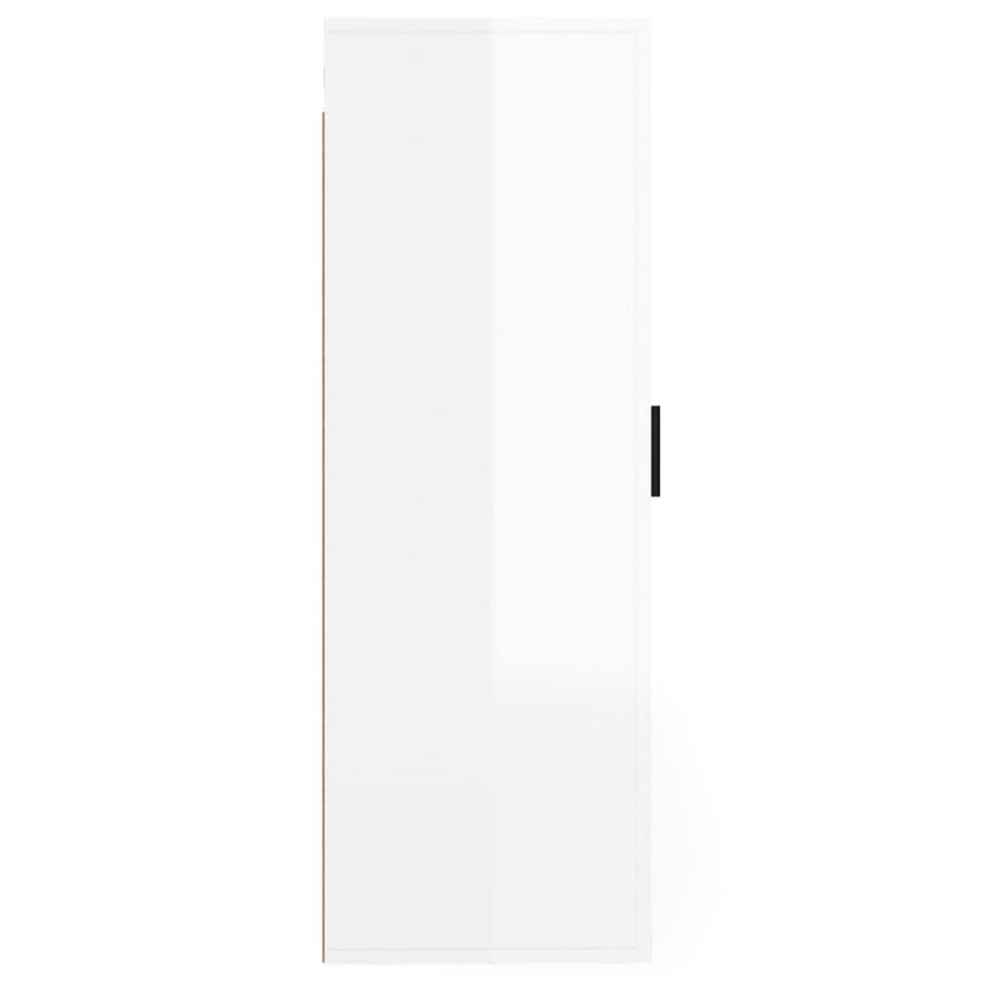 Tv-Wandmeubel 40X34,5X00 Cm 1 40 x 34.5 x 100 cm Hoogglans wit