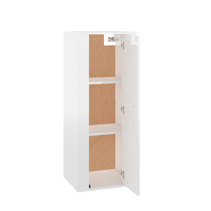 Tv-Wandmeubel 40X34,5X00 Cm 1 40 x 34.5 x 100 cm Hoogglans wit