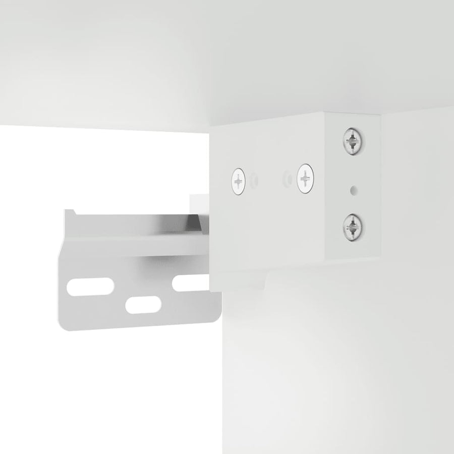 Tv-Wandmeubel 40X34,5X00 Cm 1 40 x 34.5 x 100 cm Hoogglans wit