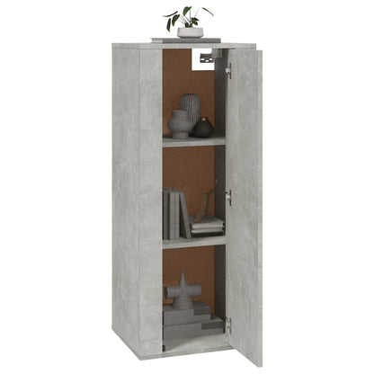 Tv-wandmeubel 40x34,5x100 cm betongrijs