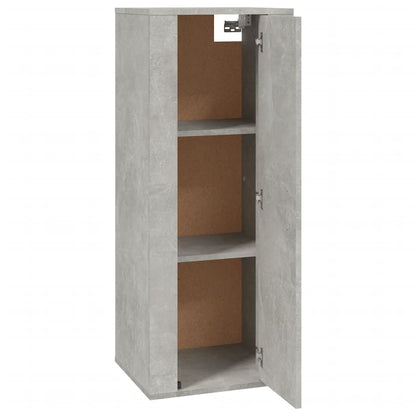 Tv-wandmeubel 40x34,5x100 cm betongrijs