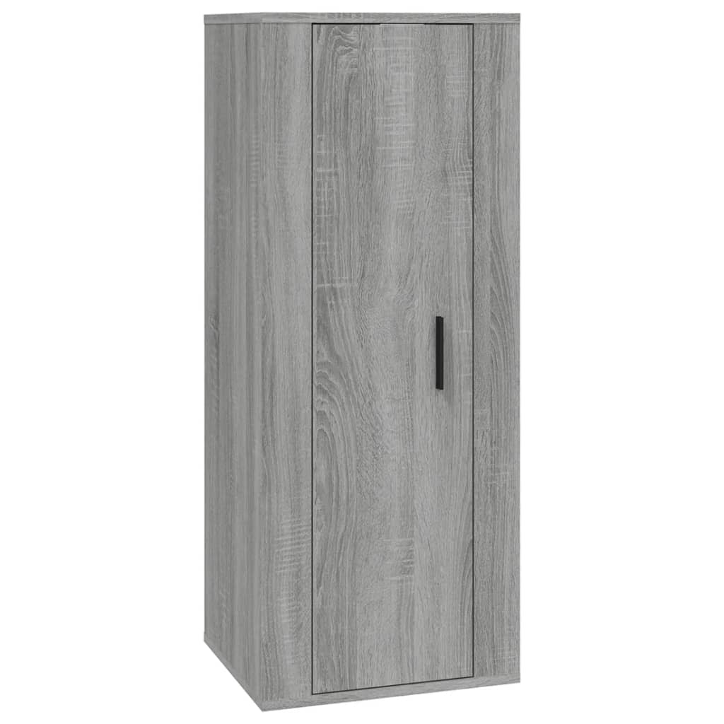 Tv-wandmeubel 40x34,5x100 cm grijs sonoma eikenkleurig