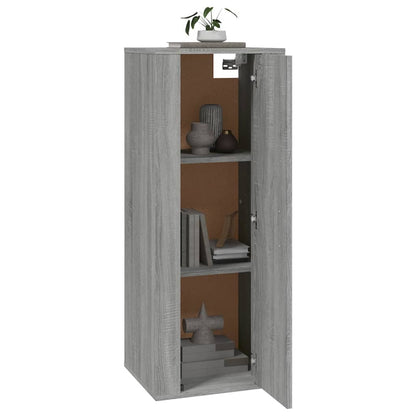 Tv-wandmeubel 40x34,5x100 cm grijs sonoma eikenkleurig