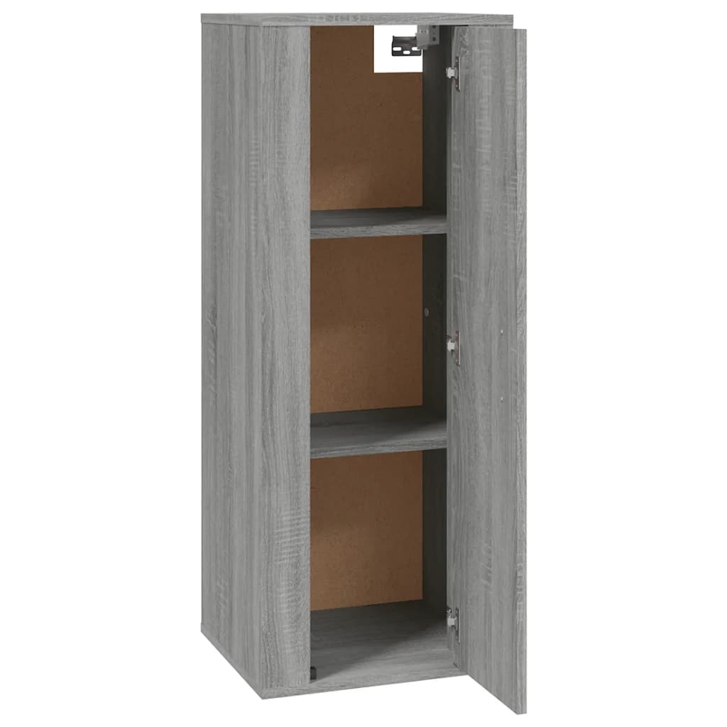 Tv-wandmeubel 40x34,5x100 cm grijs sonoma eikenkleurig