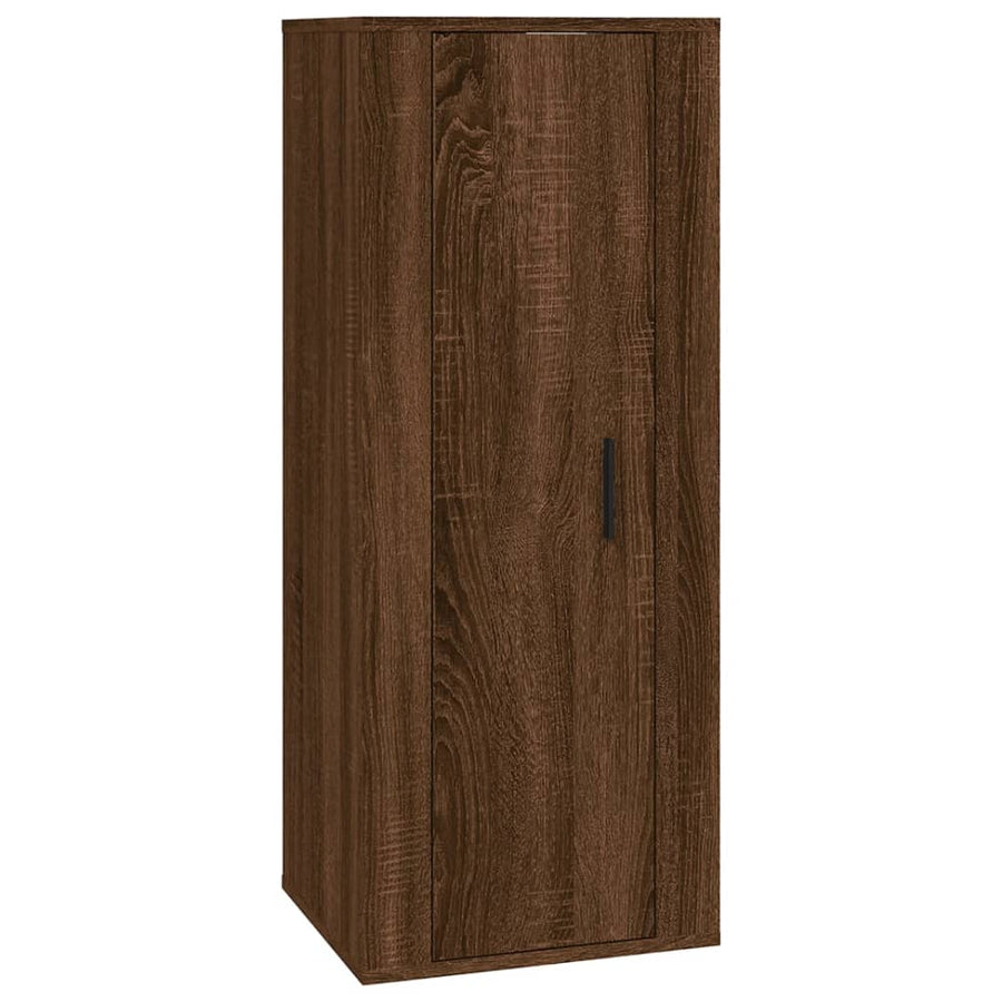 Tv-Wandmeubel 40X34,5X00 Cm Bruin Eikenkleur 1 40 x 34.5 x 100 cm Bruineiken