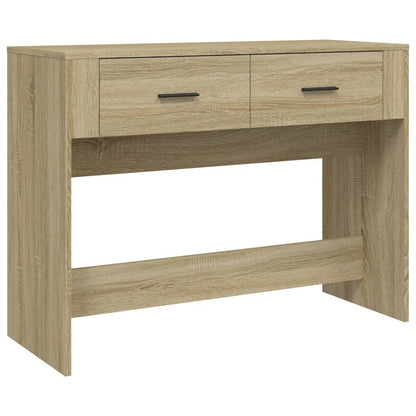 Wandtafel 100X39X75 Cm Bewerkt Hout Sonoma Eikenkleurig