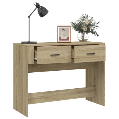 Wandtafel 100X39X75 Cm Bewerkt Hout Sonoma Eikenkleurig