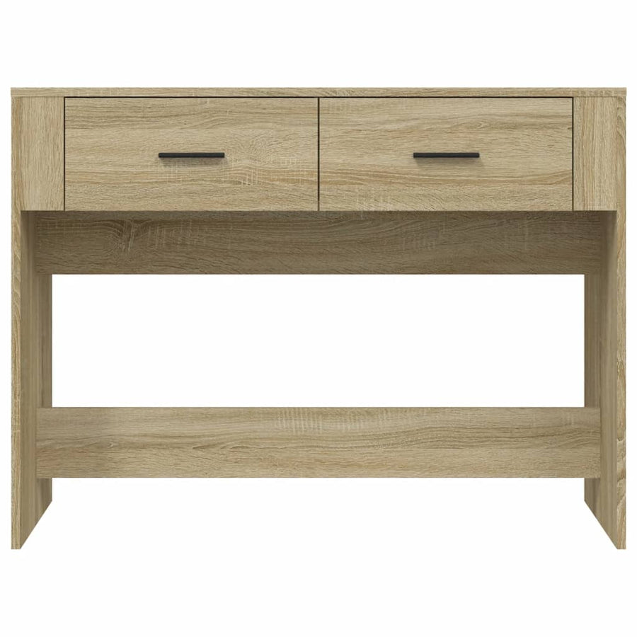 Wandtafel 100X39X75 Cm Bewerkt Hout Sonoma Eikenkleurig