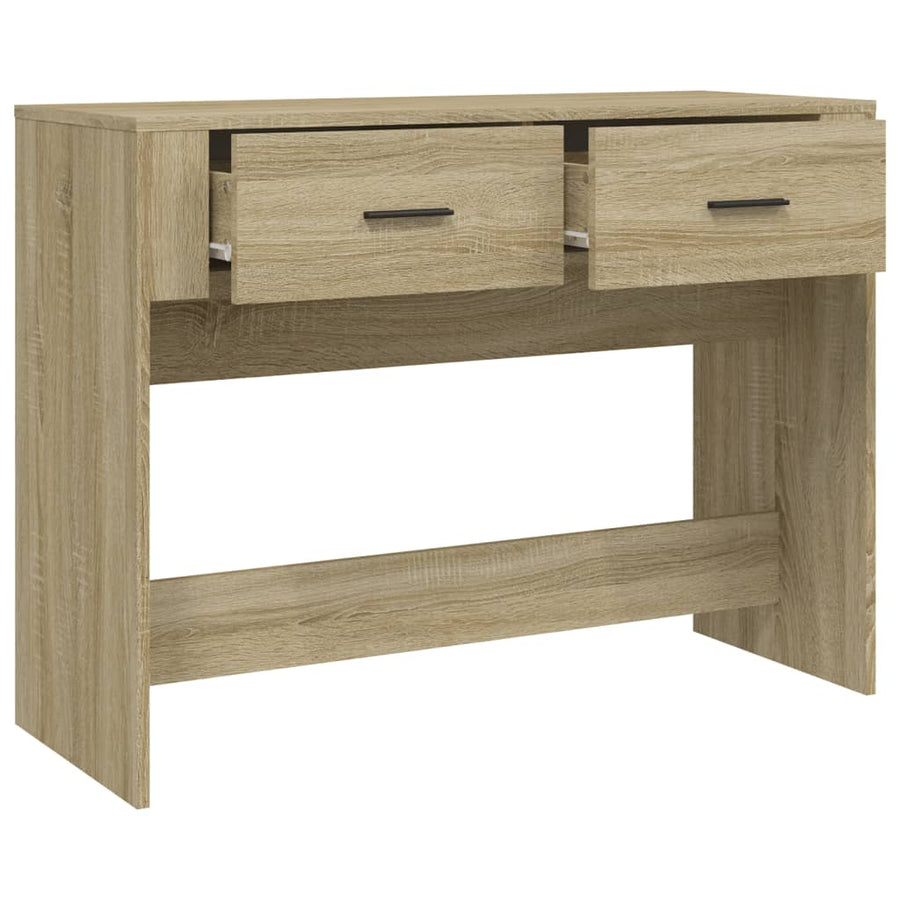Wandtafel 100X39X75 Cm Bewerkt Hout Sonoma Eikenkleurig