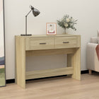 Console table 100x39x75 cm engineered wood Sonoma oak-colored