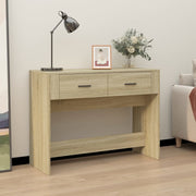 Wandtafel 100x39x75 cm bewerkt hout sonoma eiken