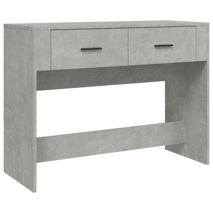 Wandtafel 100X39X75 Cm Bewerkt Hout Betongrijs