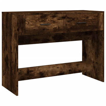 Wandtafel 100X39X75 Cm Bewerkt Hout Gerookt Eikenkleurig