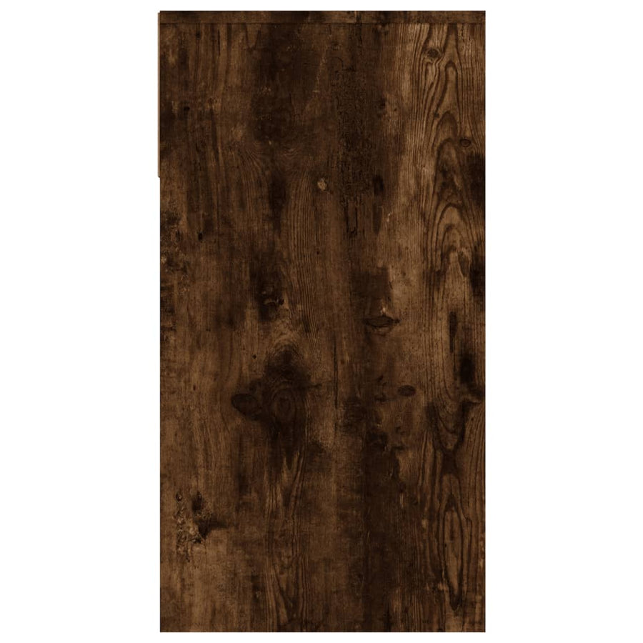 Wandtafel 100X39X75 Cm Bewerkt Hout Gerookt Eikenkleurig