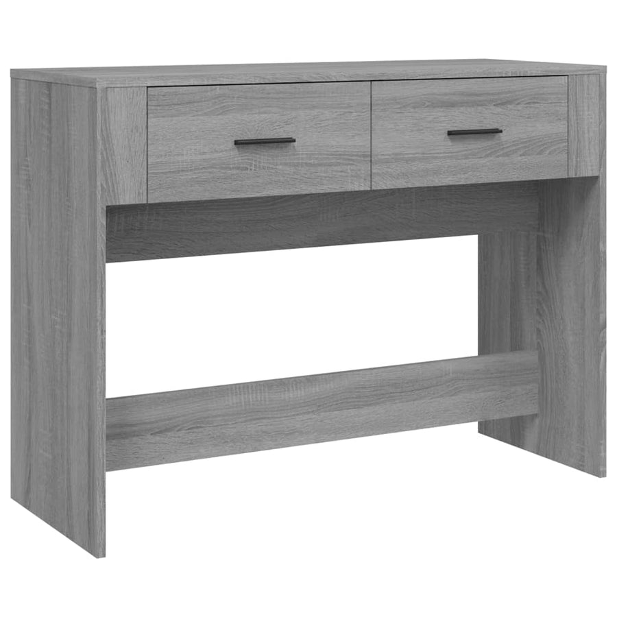 Wandtafel 100X39X75 Cm Bewerkt Hout Grijs Sonoma Eikenkleurig