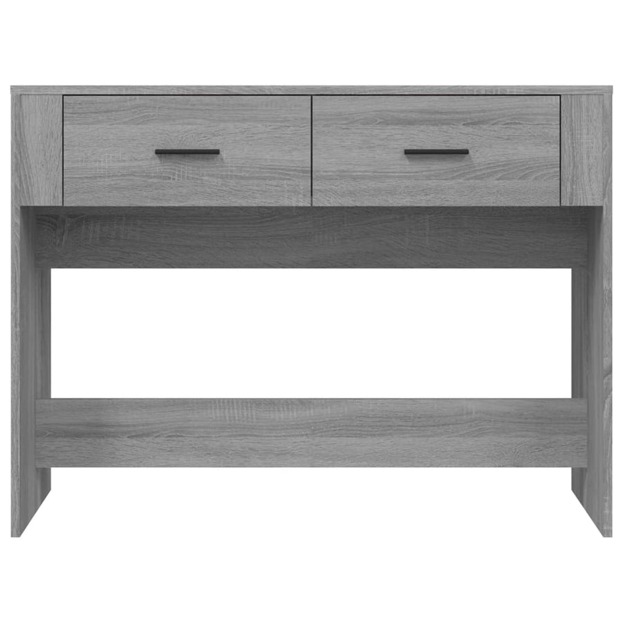 Wandtafel 100X39X75 Cm Bewerkt Hout Grijs Sonoma Eikenkleurig