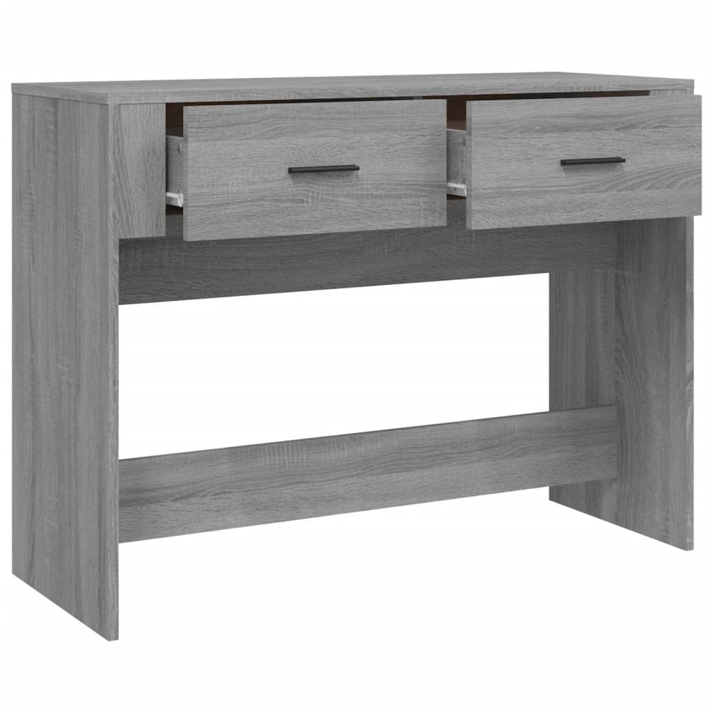Wandtafel 100X39X75 Cm Bewerkt Hout Grijs Sonoma Eikenkleurig