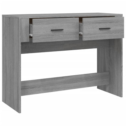 Wandtafel 100X39X75 Cm Bewerkt Hout Grijs Sonoma Eikenkleurig