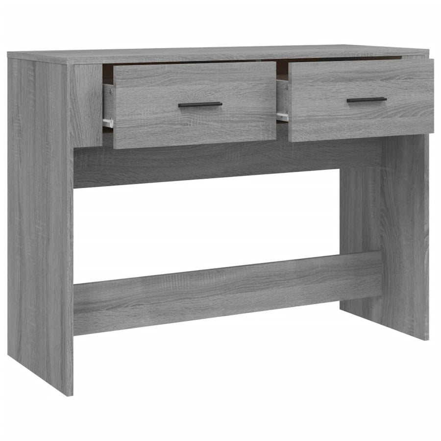 Wandtafel 100X39X75 Cm Bewerkt Hout Grijs Sonoma Eikenkleurig