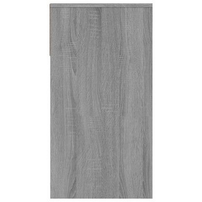 Wandtafel 100X39X75 Cm Bewerkt Hout Grijs Sonoma Eikenkleurig