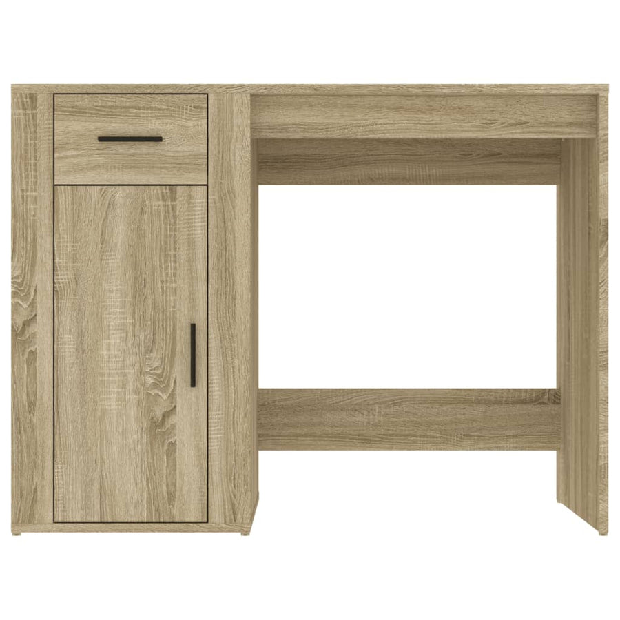 Bureau 100X49X75 Cm Bewerkt Hout Sonoma Eikenkleurig