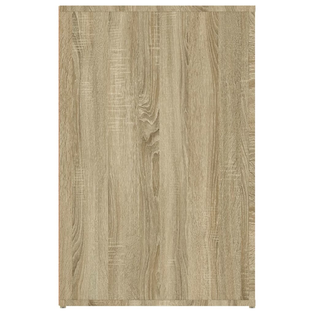 Bureau 100X49X75 Cm Bewerkt Hout Sonoma Eikenkleurig