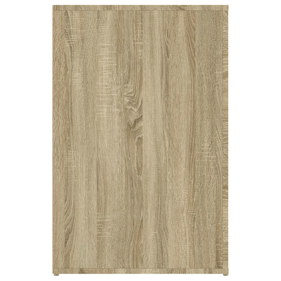 Bureau 100X49X75 Cm Bewerkt Hout Sonoma Eikenkleurig