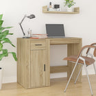Desk 100x49x75 cm engineered wood Sonoma oak color
