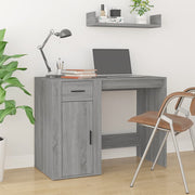 Desk 100x49x75 cm engineered wood grey Sonoma oak finish
