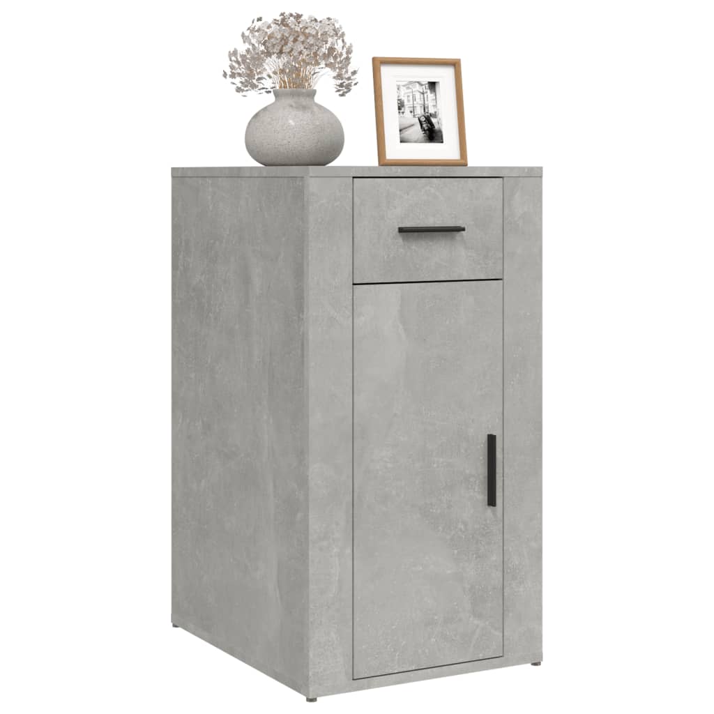 Bureaukastje 40X49X75 Cm Bewerkt Hout Betongrijs