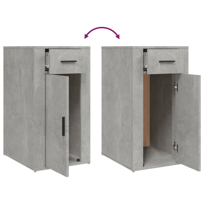 Bureaukastje 40X49X75 Cm Bewerkt Hout Betongrijs