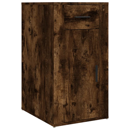 Bureaukastje 40X49X75 Cm Bewerkt Hout Gerookt Eikenkleurig