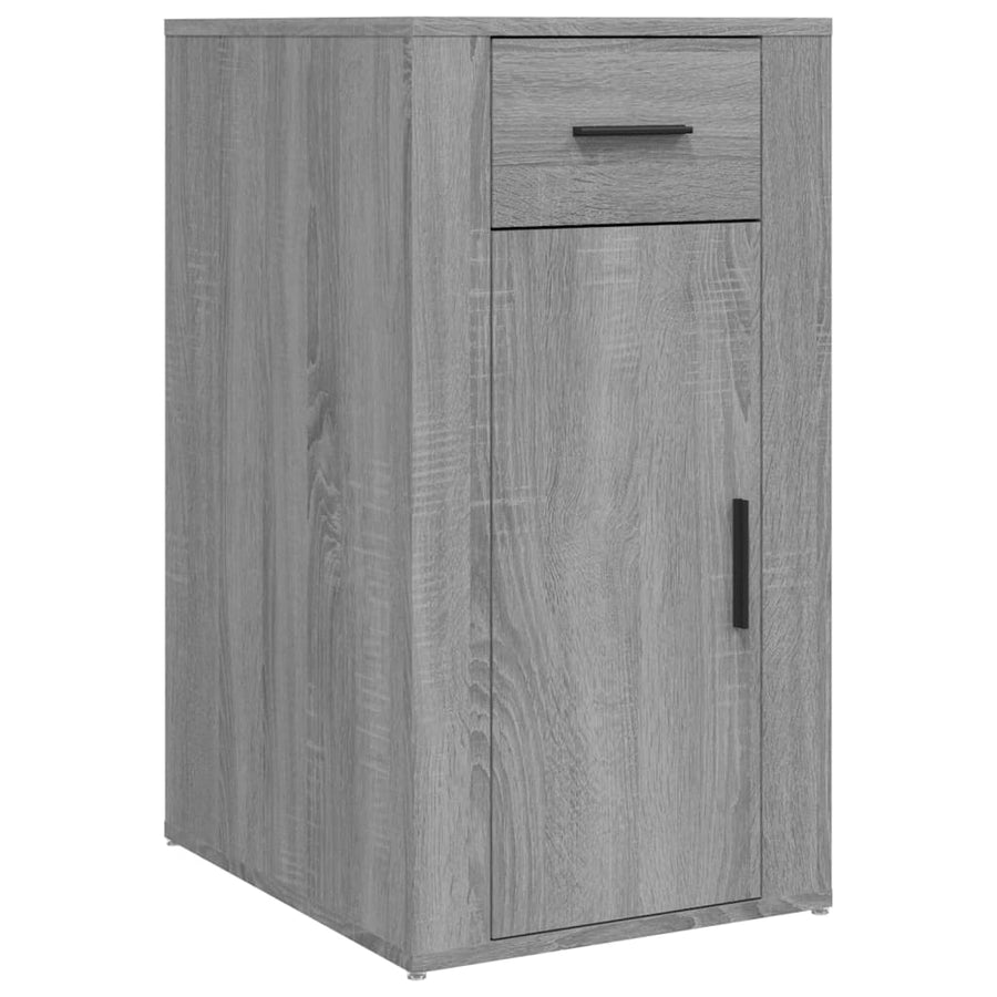 Bureaukastje 40X49X75 Cm Bewerkt Hout Grijs Sonoma Eikenkleurig