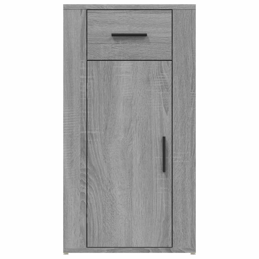 Bureaukastje 40X49X75 Cm Bewerkt Hout Grijs Sonoma Eikenkleurig