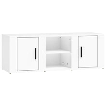 Tv-Meubel 100X31,5X35 Cm Bewerkt Hout Wit