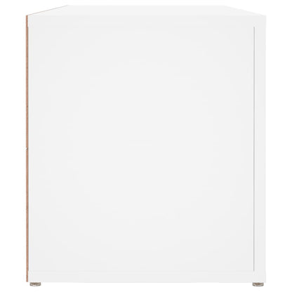 Tv-Meubel 100X31,5X35 Cm Bewerkt Hout Wit