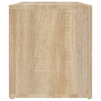 Tv-Meubel 100X31,5X35 Cm Bewerkt Hout Sonoma Eikenkleurig