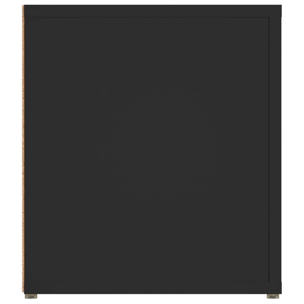 Tv-Meubels 80X31,5X36 Cm Bewerkt Hout 2 Zwart