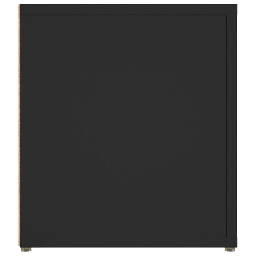 Tv-Meubels 80X31,5X36 Cm Bewerkt Hout 2 Zwart
