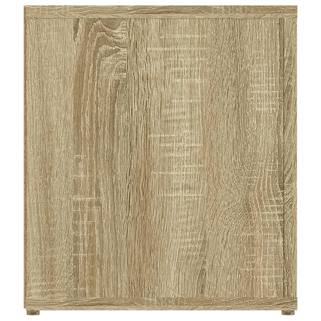 Tv-Meubels 80X31,5X36 Cm Bewerkt Hout Kleurig 2 Sonoma eiken