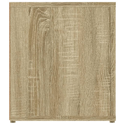Tv-Meubels 80X31,5X36 Cm Bewerkt Hout Kleurig 2 Sonoma eiken