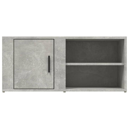 Tv-Meubels 80X31,5X36 Cm Bewerkt Hout 2 Betongrijs