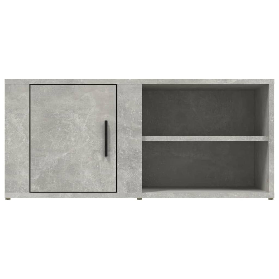 Tv-Meubels 80X31,5X36 Cm Bewerkt Hout 2 Betongrijs