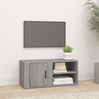 Tv-meubel 80x31,5x36 cm bewerkt hout grijs sonoma
